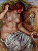 Pierre-Auguste Renoir Woman At The Well, oil on canvas